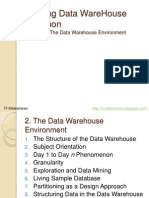 The Data Warehouse Environment - Building The Data WareHouse