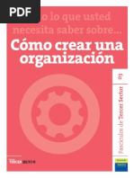 Tercer Sector - Crear Organizaciones