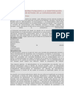 Aportes Del Estructuralismo A La Comunicacion