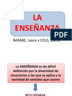 BASABE y COLS - LA ENSEÑANZA