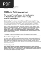 EEI Master Netting Agreement Faq