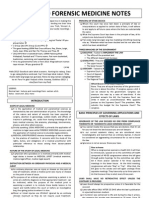 Legal and Forensic Medicine Notes PDF