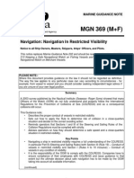 MGN 369 (M+F) : Navigation: Navigation in Restricted Visibility