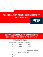 Columnas de Destilacion Simples