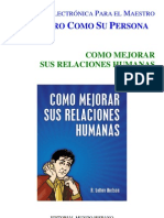 Como Mejorar Sus Relaciones Humanas