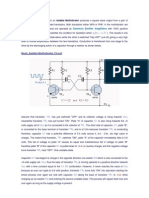 Astable Multivibrator