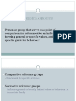 Reference Groups