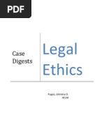 Case Digests: Legal Ethics