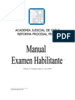 Examen Habilitante de Garantia y Juicio Oral en Lo Penal