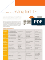 Aricent Solution Brief LTE Testing