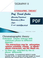 Chromatographic Theory: Prof. Derick Carboo