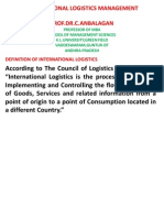 International Logistics Management PDF