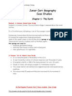 Junior Cert Geography, Chapter 1 Case Studies