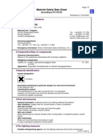 Material Safety Data Sheet: 1 Identification of Substance