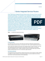 Cisco 2900 Series Integrated Services Routers: Product Overview