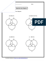 Shade The Venn Diagram