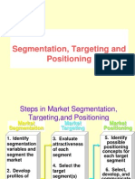 Segmentation, Targeting and Positioning