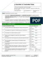 Checklist - Hyperbaric Treatment For Children With Autism A Multicenter