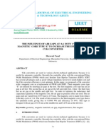 The Influence of Air Gaps at 0.4 Duty Cycle On Magnetic Core Type E' To Increase