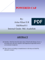 Air Powered Car: By: Ashar Khan E.R 1hk08me011 Internal Guide: Md. Asadullah