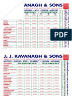 Clonmel To Dublin Airport Bus Timetable