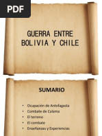 Guerra Entre Bolivia y Chile - Calama