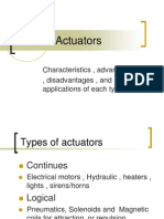 Actuators: Characteristics, Advantages, Disadvantages, and Applications of Each Type