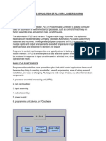 Operation and Application of PLC With Ladder Diagram