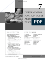 Determining Portion Costs and Selling Prices: Key Terms Objectives