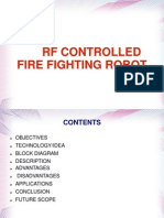 RF Controlled Fire Fighting Robot