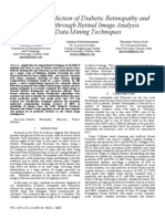 Automatic Prediction of Diabetic Retinopathy and Glaucoma Through Retinal Image Analysis and Data Mining Techniques PDF