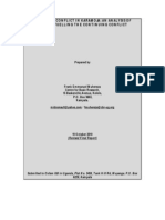 Drivers of Conflict in Karamoja: An Analysis of Factors Fuelling The Continuing Conflict