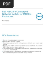 Dell M8428-k Converged Network Switch For M1000e Enclosures March 2011