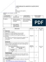 Actividad de Aprendizaje El Adjetivo Calificativo...