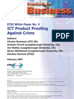 ETSI-WP5 Product Proofing