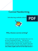 Cursive Handwriting