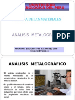 Análisis Metalográfico