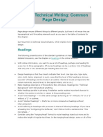 Online Technical Writing: Common Page Design: Headings