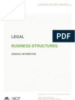 Legal Business Structure Overview