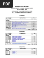 M.E. (Power System Engineering)