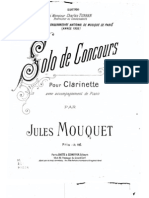 Mouquet Solo de Concours Clarinet