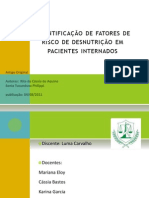 Apresentação Artigo - Estágio em Nutrição Clínica I