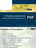 CiVentiChem India Presentation - 2012