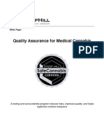 Quality Assurance For Medical Cannabis