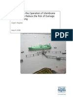 Guidance On The Operation of Membrane LNG Ships To Reduce The Risk of Damage Due To Sloshing