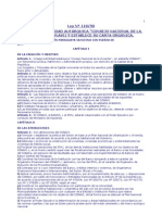 Ley 118 Del 90 Que Crea El Conavi y Su Carta Organica