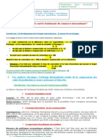 Fiche 1 - Les Fondements Du Commerce International