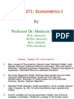 ACT-671 Introduction Econometrics-2012