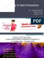 Advertising & Sales Promotion