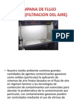 Campana de Flujo Laminar (Filtracion Del Aire)